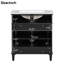 Meuble-lavabo de 30 pouces - noir, lavabo en céramique, durabilité durable, tablettes réglables, portes à fermeture en douceur noires avec accessoires attrayants,-1155879202