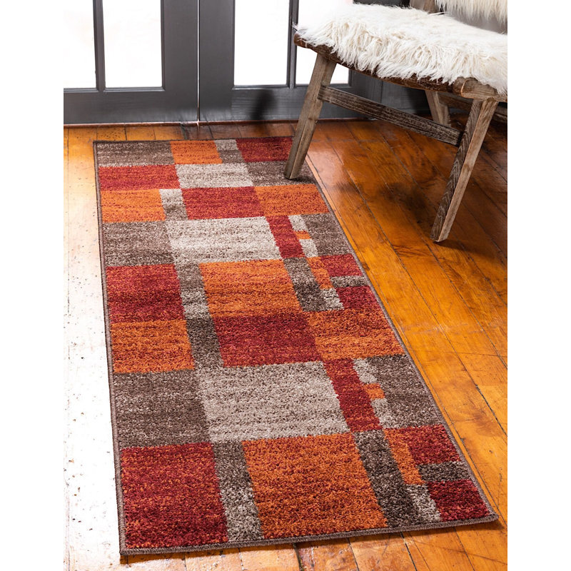 Harvest Abstract Indoor Rug, Runner 2' x 6'