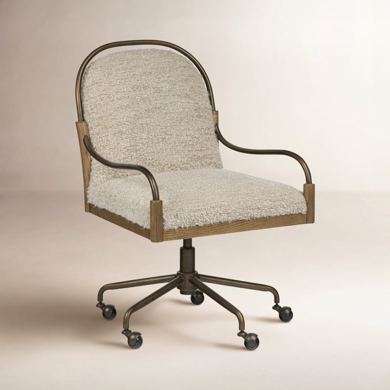 Demi Swivel Office Chair, Ivan Stone
