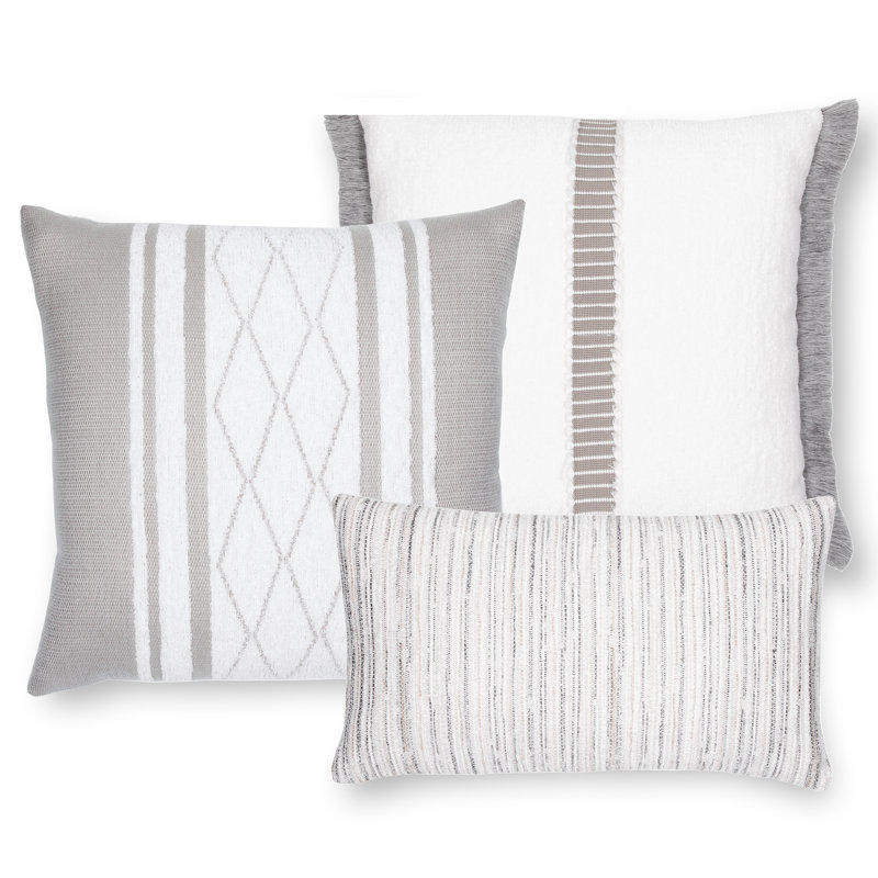 Luxe Stripe Indoor/Outdoor Rectangular Performance Pillow Cover & Insert