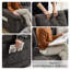 Canapé-lit d'angle Ahn en forme de L avec lit gigogne et pouf de rangement amovible, gris-1984407805-1984407806-2039617191