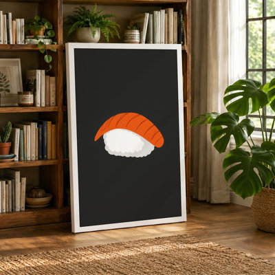 Nigiri Sushi Minimalist - Wrapped Canvas