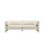 Sofa recouvert de lin beige