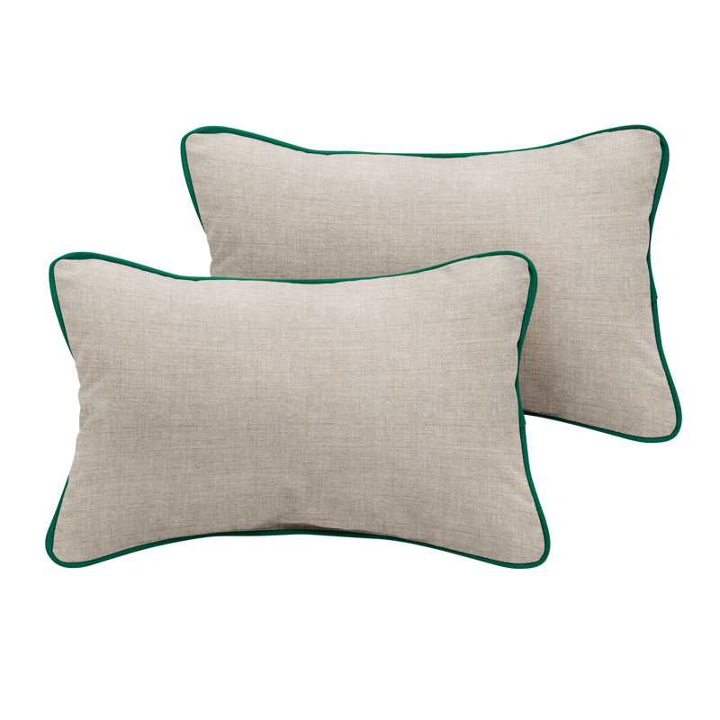 Coussin Sunbrella, Vert foncé