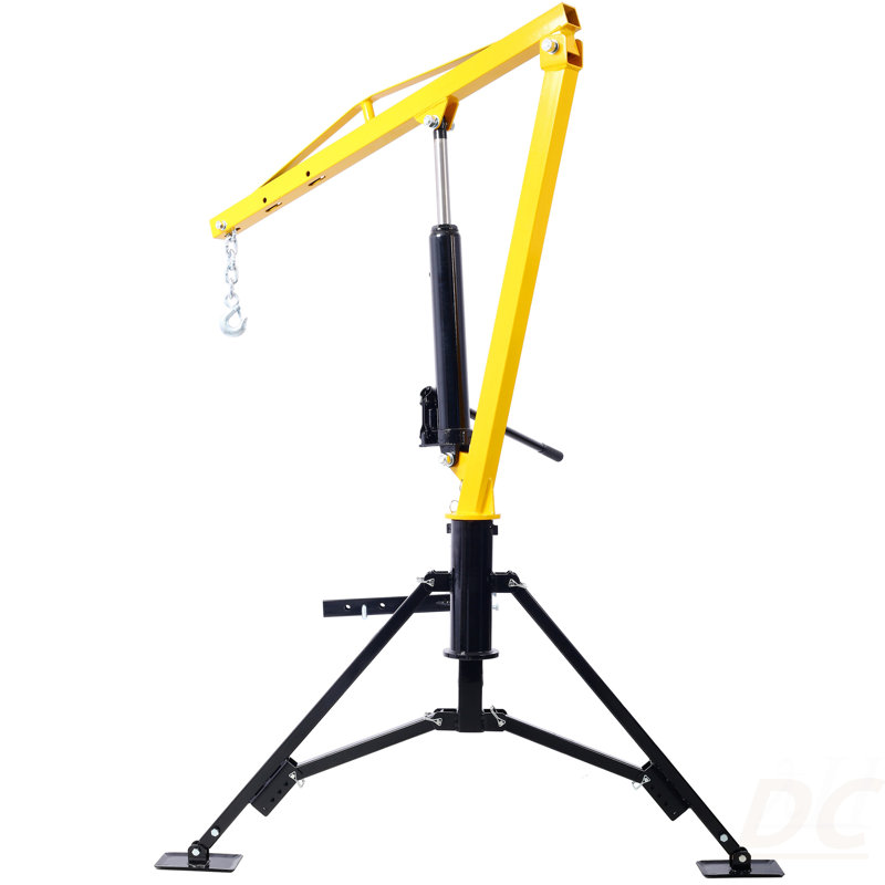 Camion-grue hydraulique pivotant avec attelage récepteur - 1000 lb Capacité avec 3 capacités de flèche de 500 lb, 750 lb et 1000 lb
