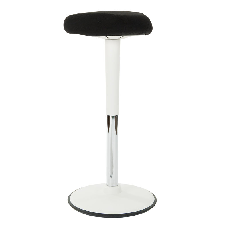 Oaties Adjustable Height Ergonomic Active Stool, Black