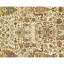 High-Quality Hand-Knotted Cream And Brown Area Rug