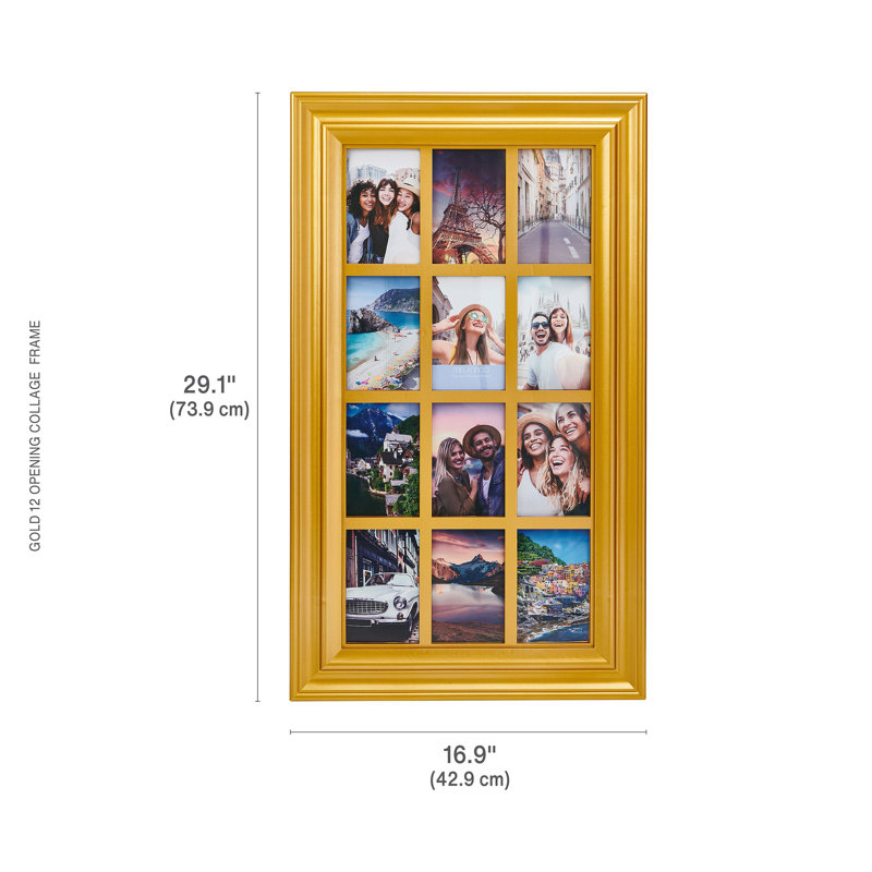 Melannco 12 Opening Photo Collage Frame