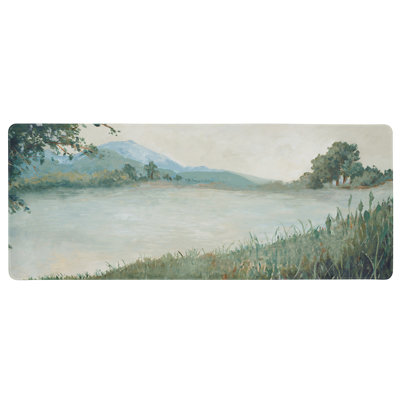 Tranquil Pastoral Landscape Printed Desk Mat, design by Jacob Q