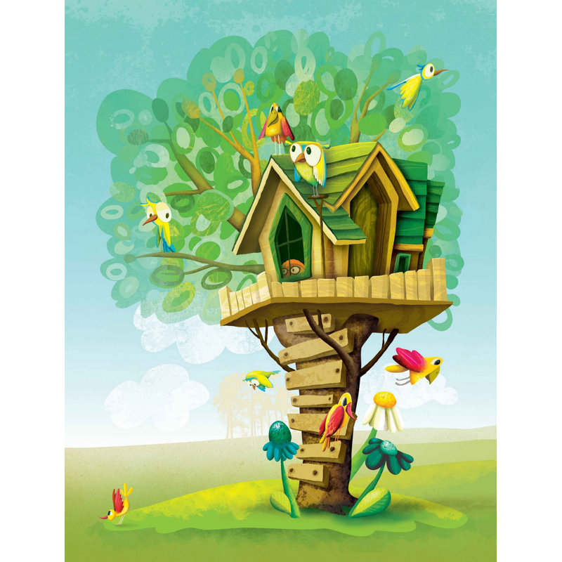 Kingswood Tree House, reproduction sur toile tendue, H 52 po x l 40 po