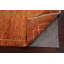 Tapis orange noué à la main de conception unique 2 pi 7 po x 9 pi 0 po