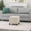 Repose-pieds standard carré de 16,34 po de largeur Moorhouse-1395066086