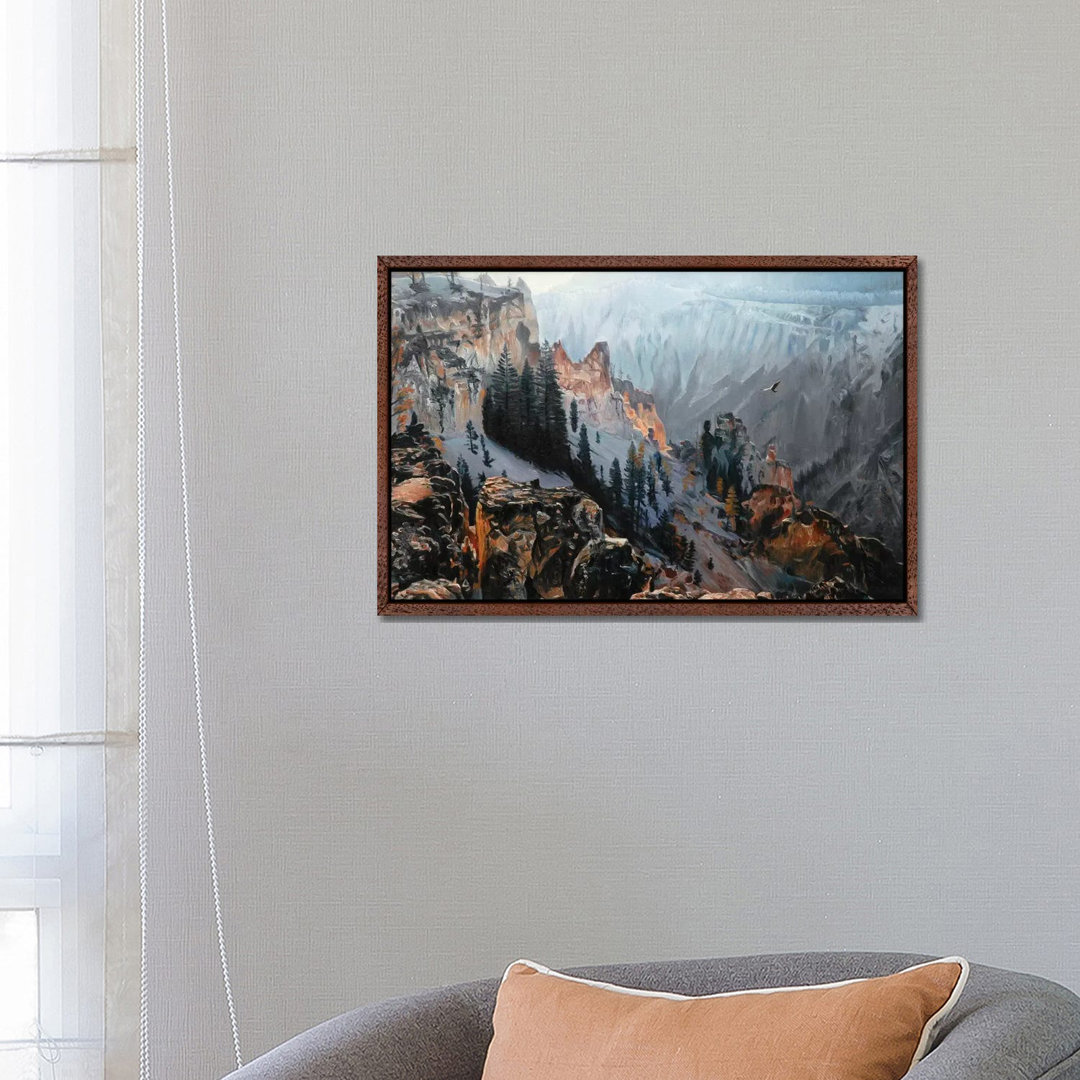 Grand Canyon Of Yellowstone At Sunrise I von Nick Savides - Gallery-Wrapped Canvas Giclée on Canvas