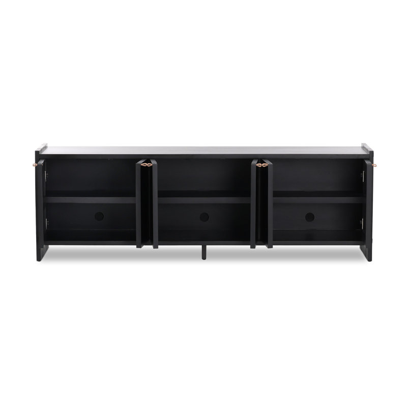 Etro Media Console, Black Wash Poplar