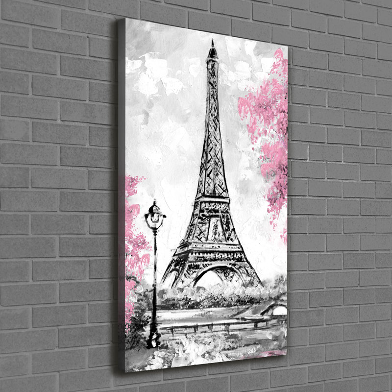 Eiffel Tower Paris - Wrapped Canvas Print