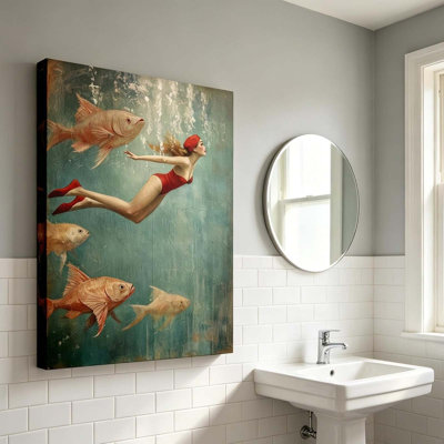 1 Piece Wrapped Canvas Wall Art