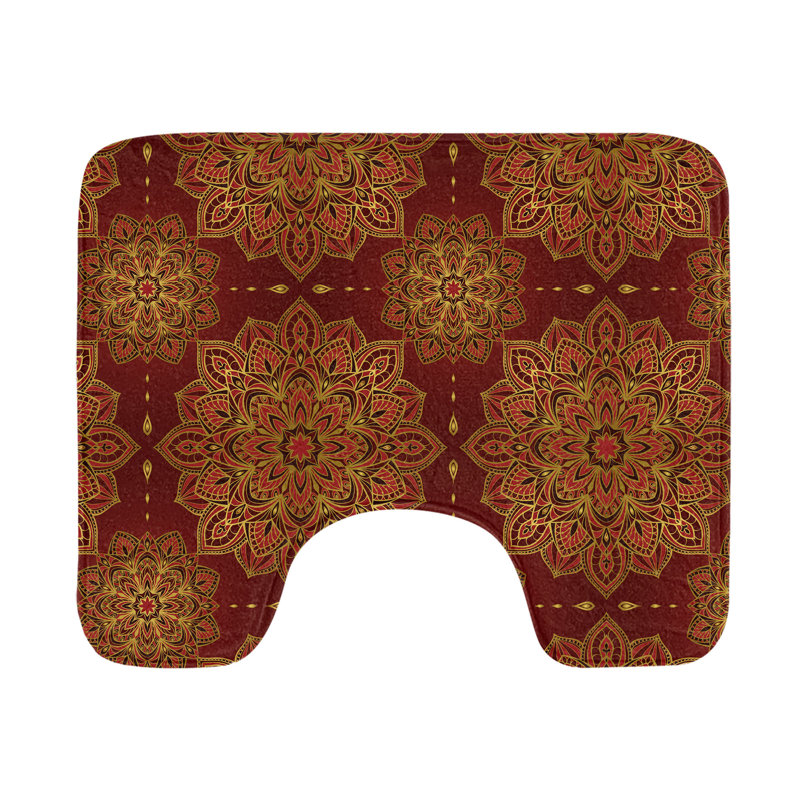 Tapis de salle de bain en U 20 po Mandala