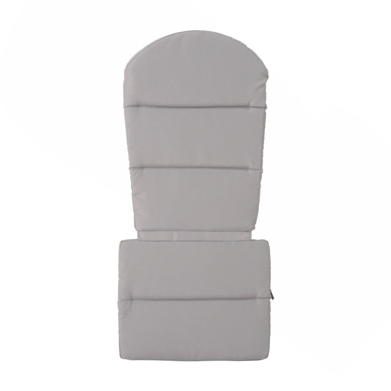 Coussin de remplacement pour chaise d'extérieur, gris