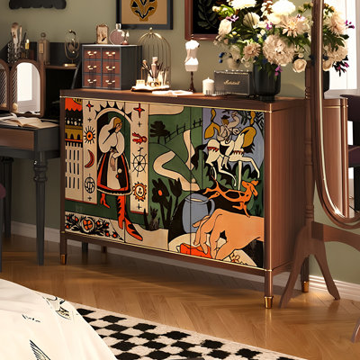 Art sense light luxury advanced sideboard