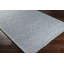 Tapis gris moyen en laine tissé à plat Daive-868284860