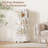 3-Tier Rotating Bookcase with Wheels and Drawers, 360° Swivel Corner Bookshelf, Solid Wood Storage Tower with Lockable Casters, Narrow Spinning Organizer for Living Room, Bedroom(White)-943396332-943396333