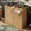 Armoire à déchets coulissante 13 gallons avec tablette et tiroir réglables-130405895-130405898