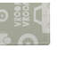 Tapis de toilette rectangulaire absorbant et antidérapant Vroom vroom-325093019-325093021