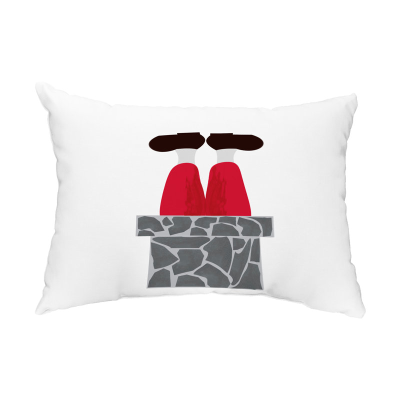 Outdoor Reversible Throw Pillow, Gray