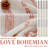 Semi Sheer Linen Blend Boho Herringbone Printed Back Tab Rod Pocket Curtain Pair-505678645-505678651