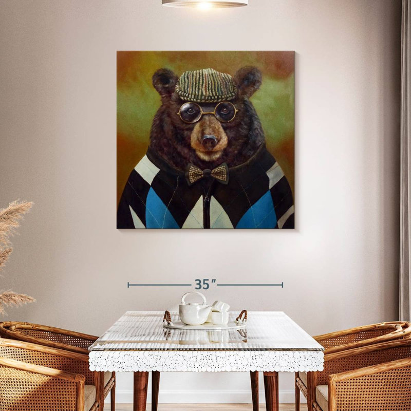 Brampt Papa Bear Sweater, 39" H x 39" W
