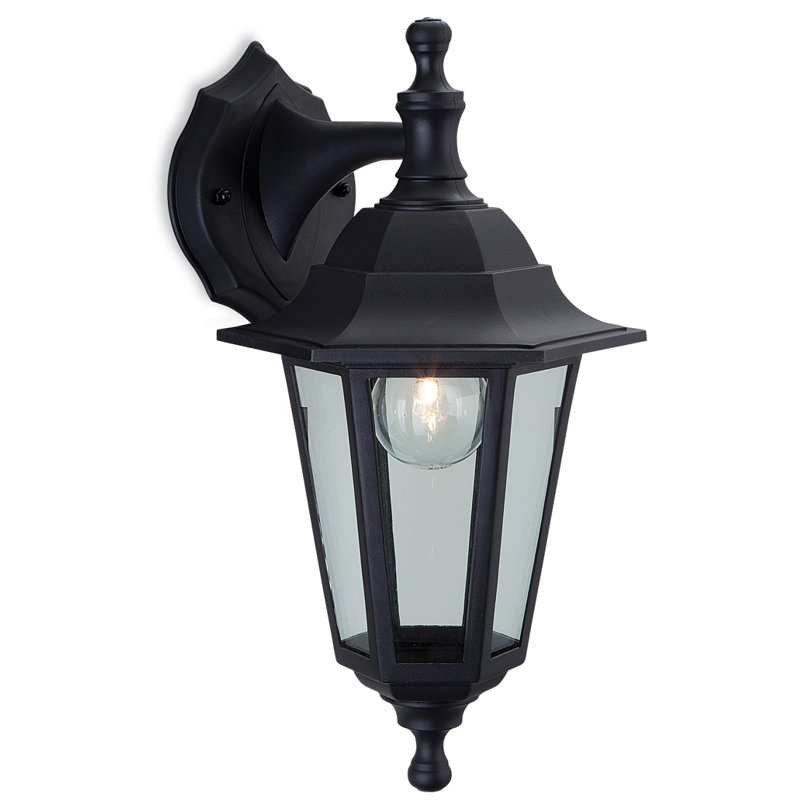 Malmo Matte Black 36cm H Outdoor Wall Lantern