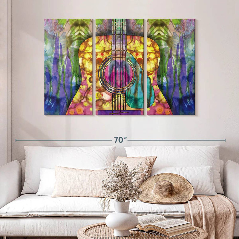 Guitare Abarca Creative, H 32 po x l 50 po