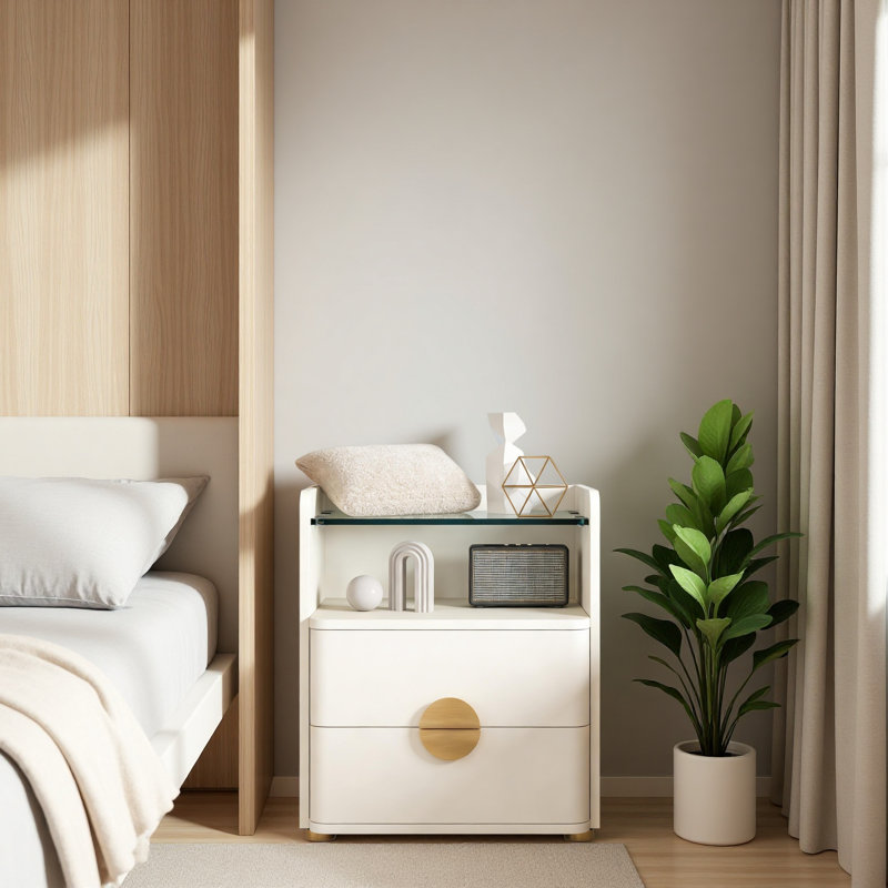 Armoire d'appoint, table de chevet, table de chevet avec rangement