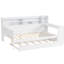 Lit de jour blanc antique avec espace de rangement, lit gigogne simple, lit de bureau double et bureau-885952496-885952497