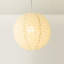 30cm H Fabric Globe Pendant Shade ( Slip-On ) in Cream