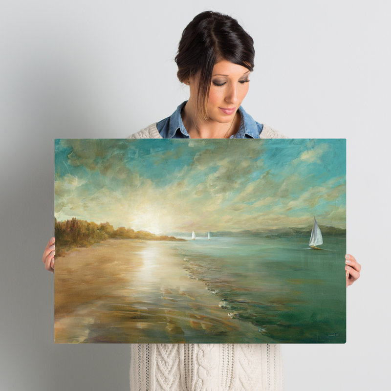 «Coastal Glow» par Danhui Nai - impression sur toile tendue, H 18 po x l 26 po x p 1,5 po