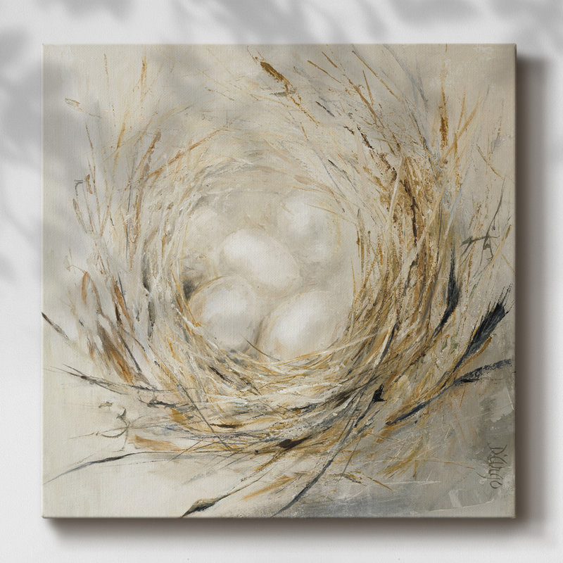 Œillets botaniques neutres sur toile