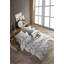 Ensemble de housse de couette en coton et polyester doux, gris et blanc | Comprend une housse de lit et une taie d'oreiller 20 x 31 | 120 fils au pouce carré, lavable à la machine | Enveloppe élégante et fermeture à boutons pour une utilisation facile-119200361-119200353
