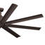 Ventilateur de plafond 75 pales 75 pouces Breda en bronze naturel satiné avec pales en bronze naturel satiné-1060033003-1060032980