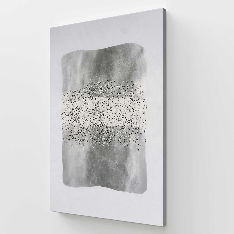 Metallic Rainfall II Wrapped Canvas, 54" H x 36" W