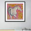 Pink Lady Framed Drawing Print-48620306-48620308