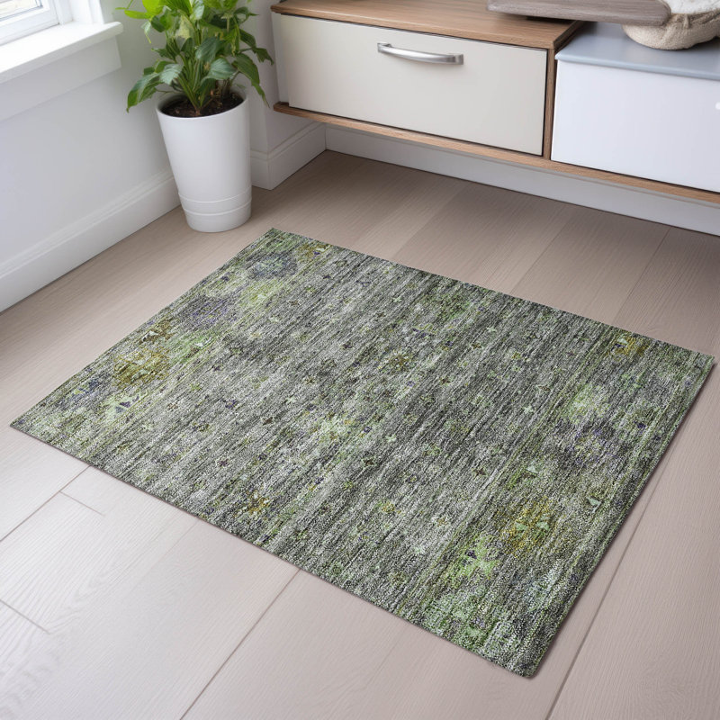 Premium Machine Washable Dominick AMF1220 Global Rug, Rectangle 1 pi 8 po x 2 pi 6 po