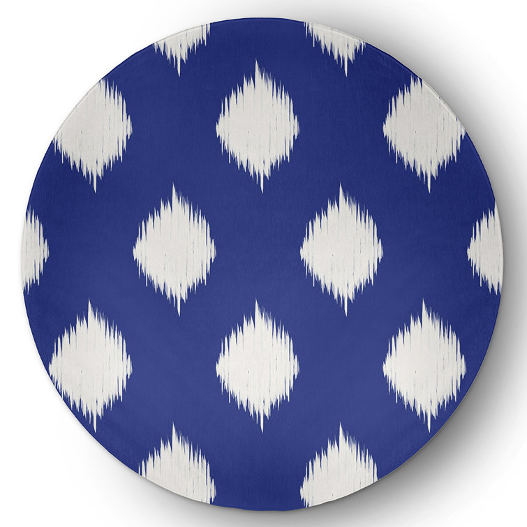 Vachel Chenille Polka Dots Indoor Rug