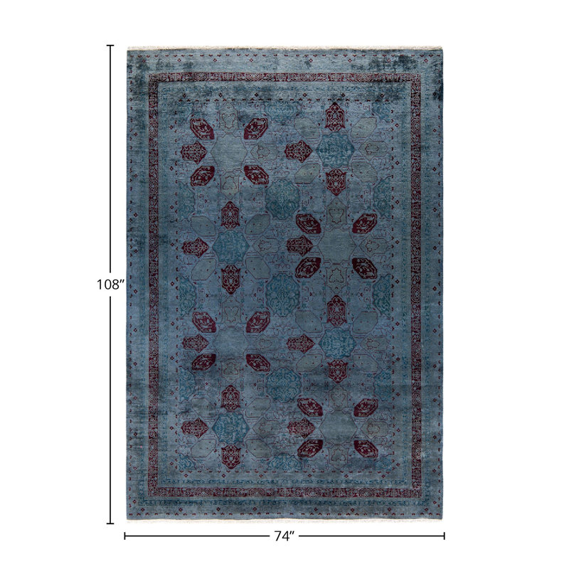 Cressona One-of-a-Kind 6' 2" X 9' 0" Hand Knotted Area Rug