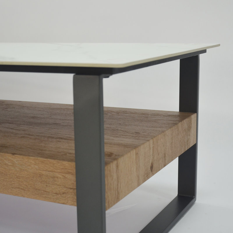 Tacarra Coffee Table with Storage, Grey