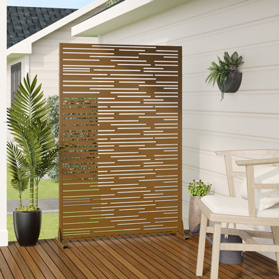 72"x 47" Outdoor Metal Privacy Screen by Lumioca
