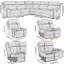 Natumbua 5 Seater Reclining Sofa & Chaise-2075733009