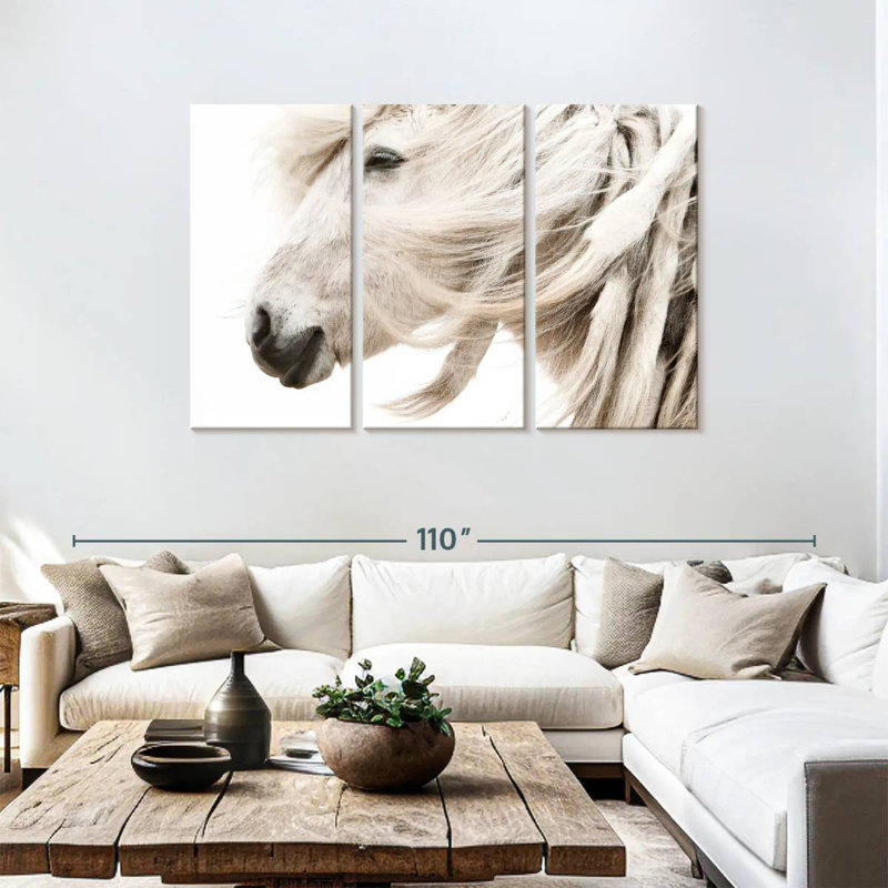 Horse Hair, 48" H x 74" W