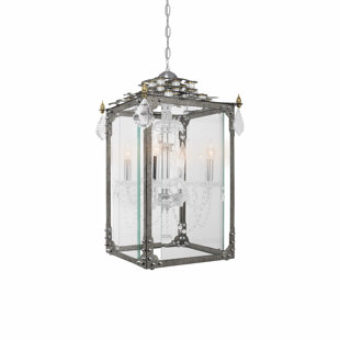 4 - Light Lantern Square / Rectangle Chandelier