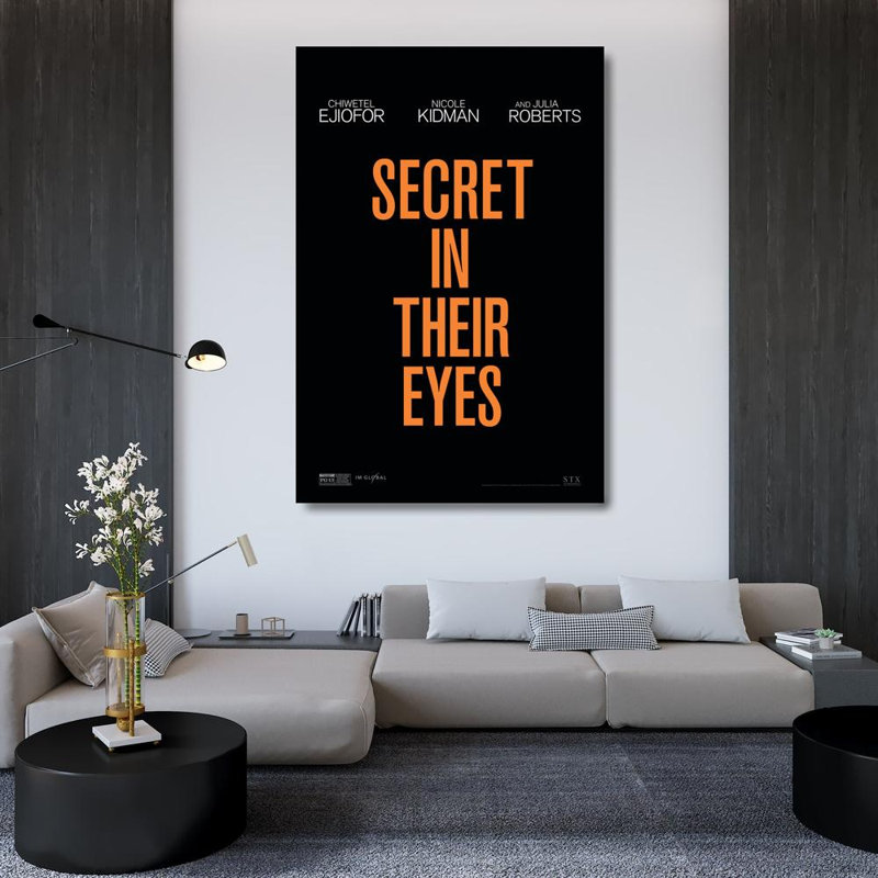 Le secret dans leurs yeux, H 48 po x l 32 po